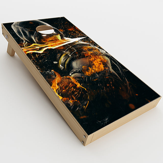  Scorpion With Flaming Sword Cornhole Game Boards  Skin