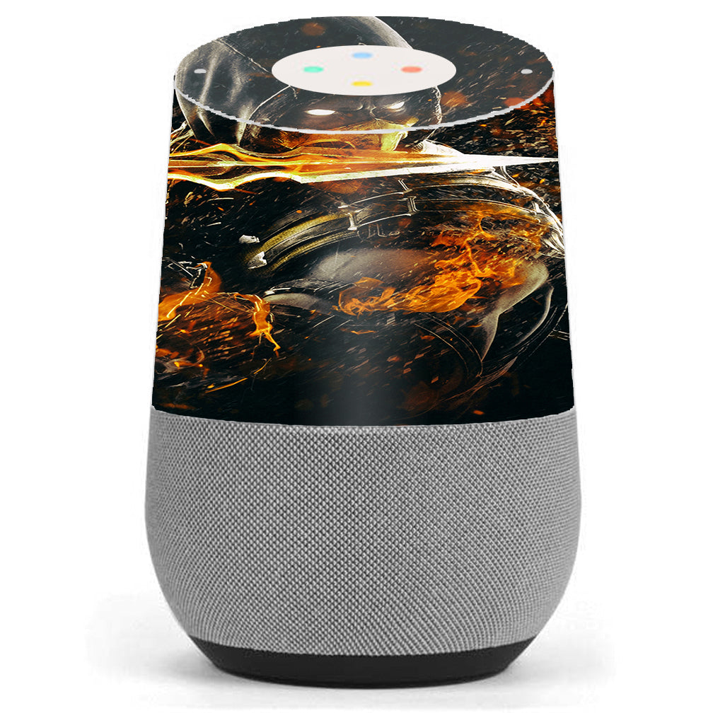  Scorpion With Flaming Sword Google Home Skin