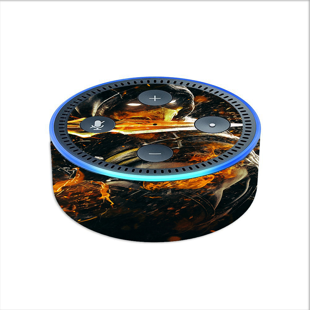  Scorpion With Flaming Sword Amazon Echo Dot 2nd Gen Skin