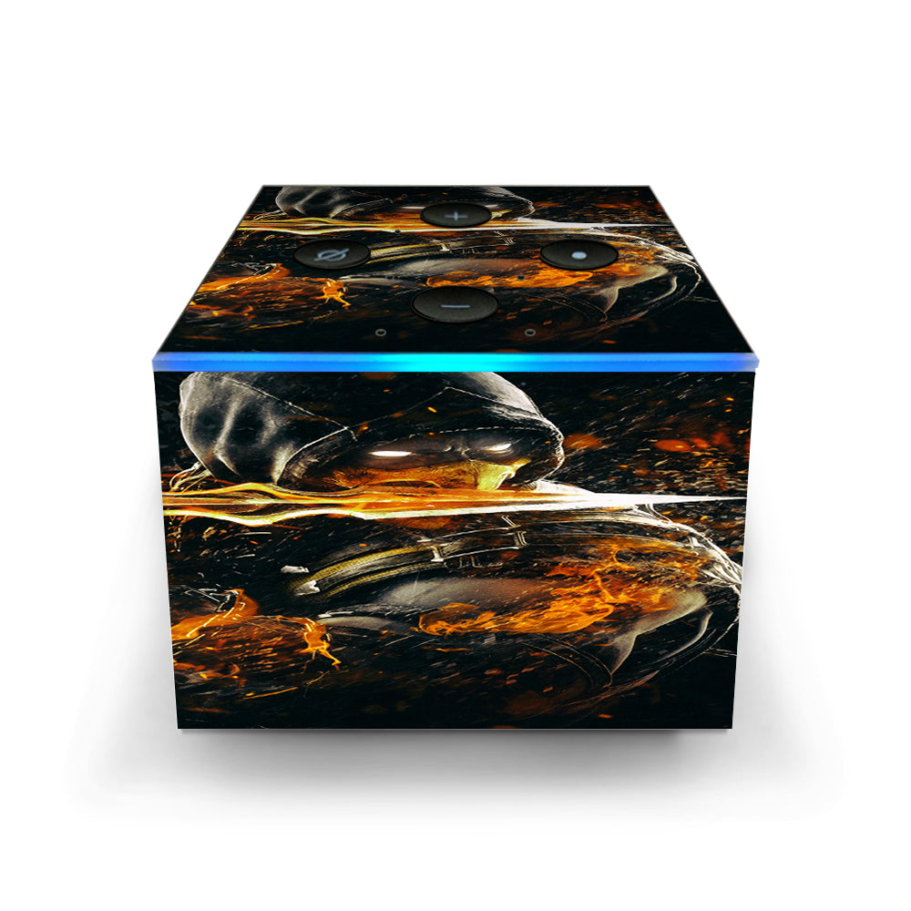  Scorpion With Flaming Sword Amazon Fire TV Cube Skin