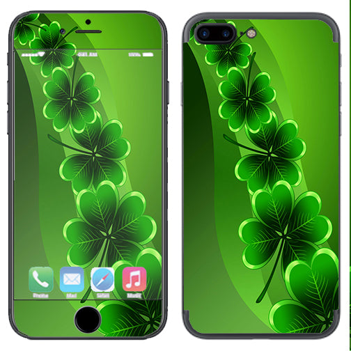  Shamrocks, Glowing Green Apple  iPhone 7+ Plus / iPhone 8+ Plus Skin