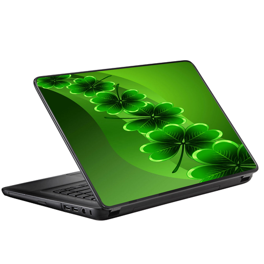  Shamrocks, Glowing Green Universal 13 to 16 inch wide laptop Skin