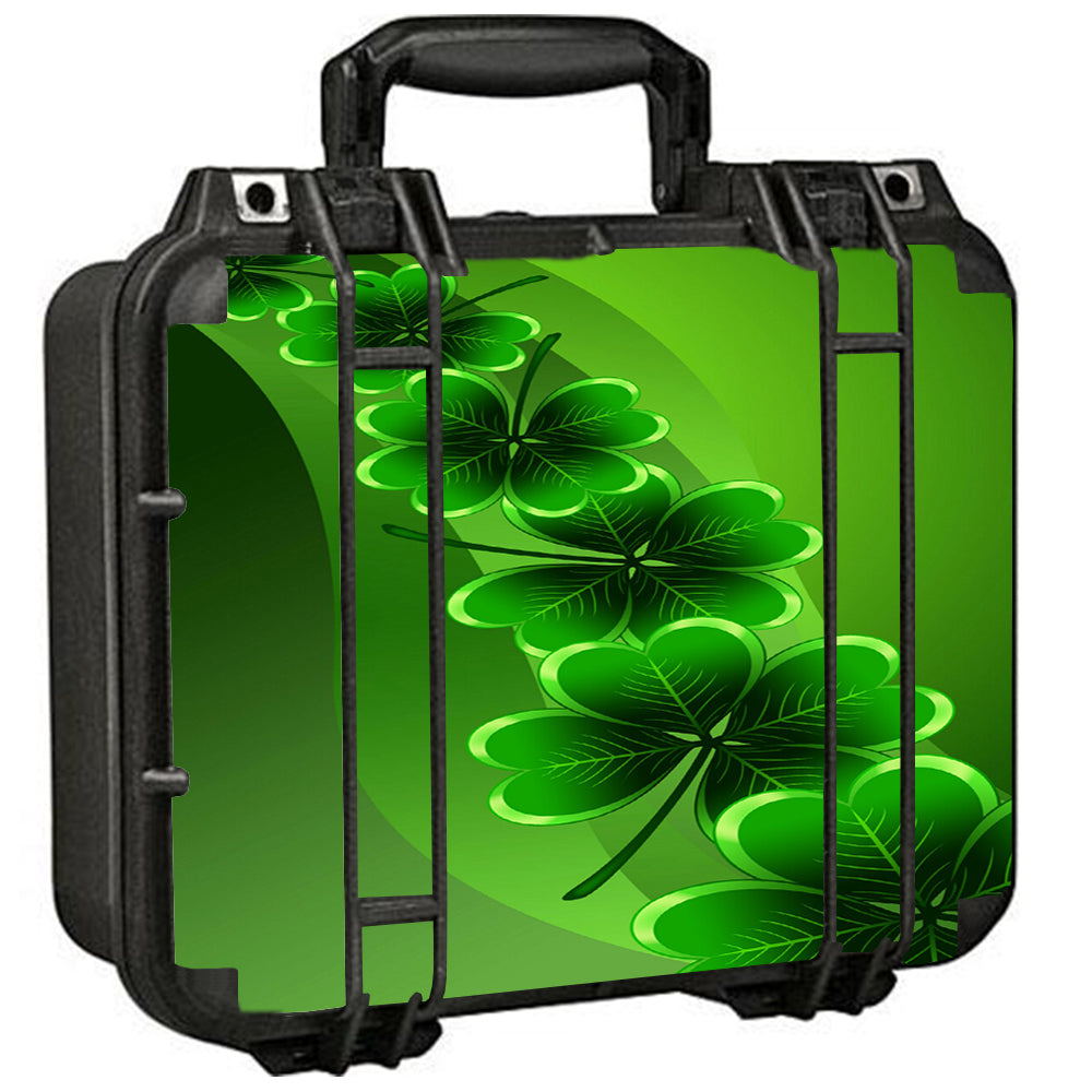  Shamrocks, Glowing Green Pelican Case 1400 Skin