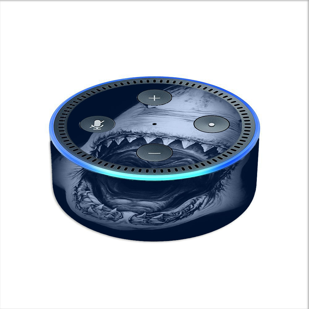  Shark Attack Amazon Echo Dot 2nd Gen Skin