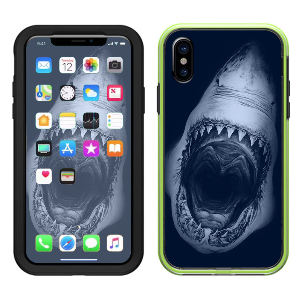  Shark Attack Lifeproof Slam Case iPhone X Skin