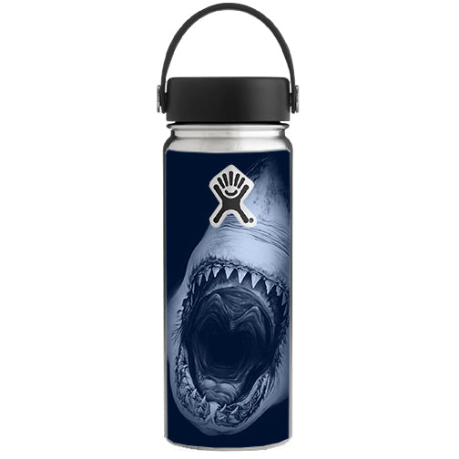  Shark Attack Hydroflask 18oz Wide Mouth Skin