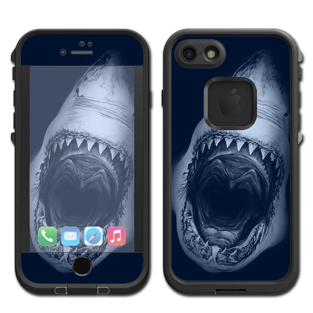  Shark Attack Lifeproof Fre iPhone 7 or iPhone 8 Skin