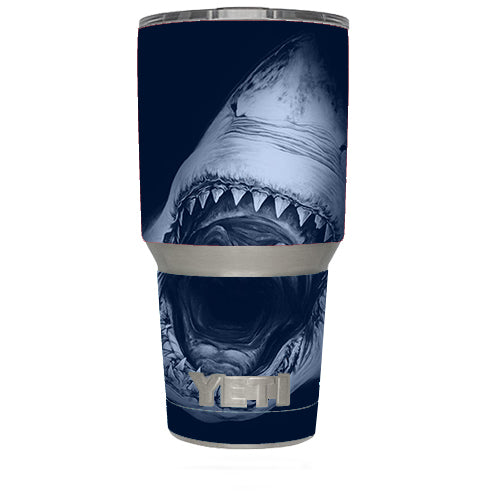  Shark Attack Yeti 30oz Rambler Tumbler Skin