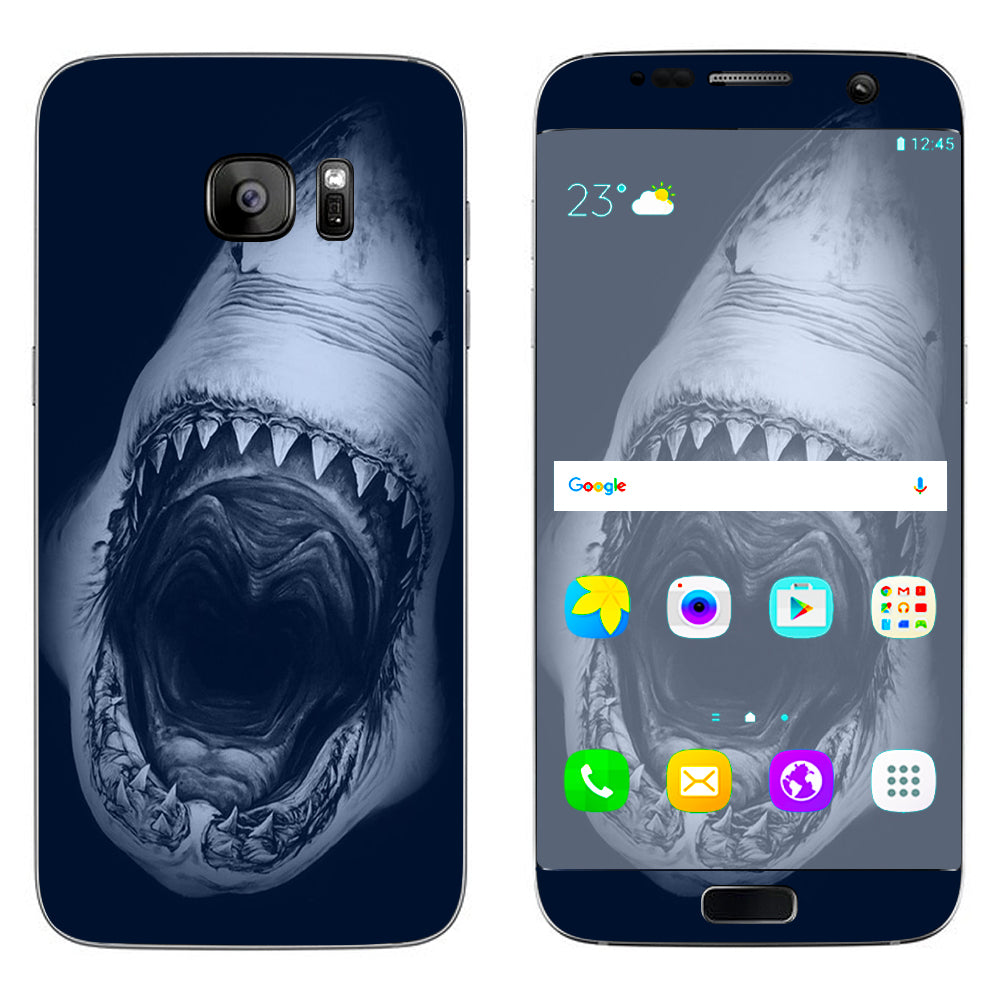  Shark Attack Samsung Galaxy S7 Edge Skin