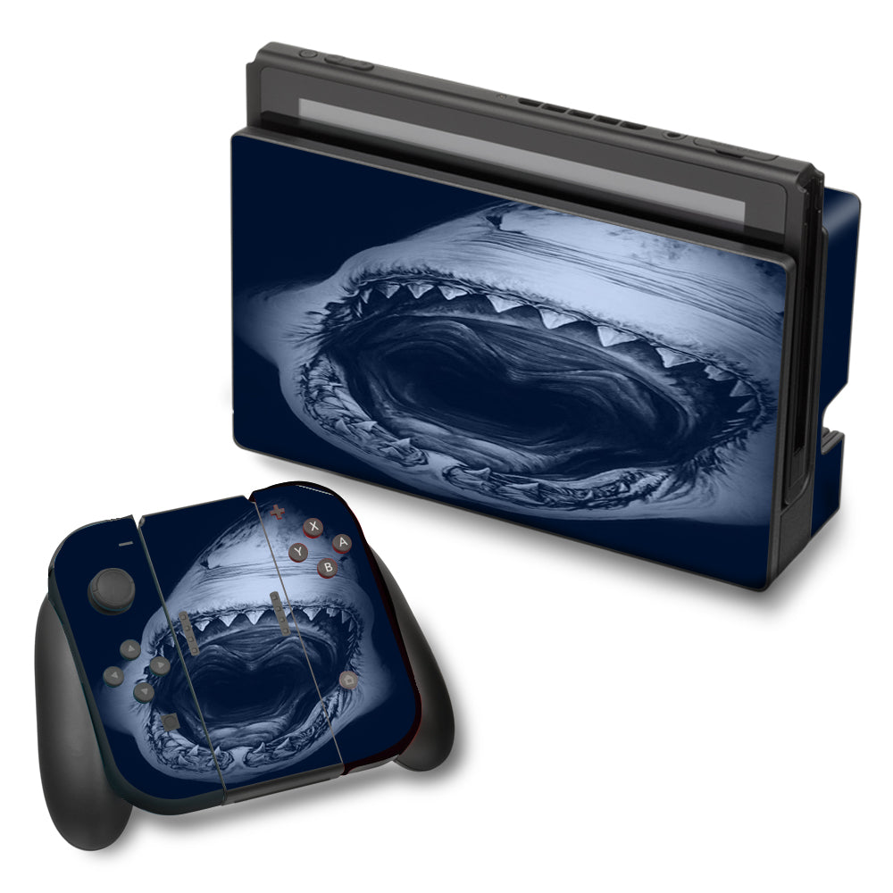  Shark Attack Nintendo Switch Skin