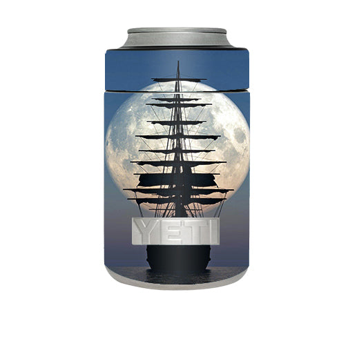  Tall Sailboat, Ship In Full Moon Yeti Rambler Colster Skin