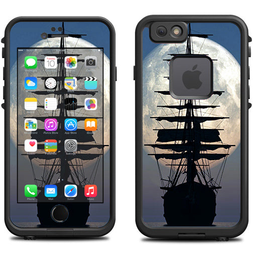  Tall Sailboat, Ship In Full Moon Lifeproof Fre iPhone 6 Skin
