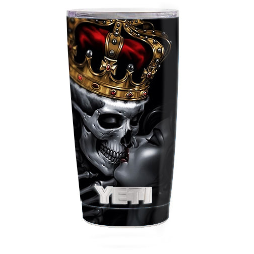  Skull King Love, Tattoo Art Yeti 20oz Rambler Tumbler Skin