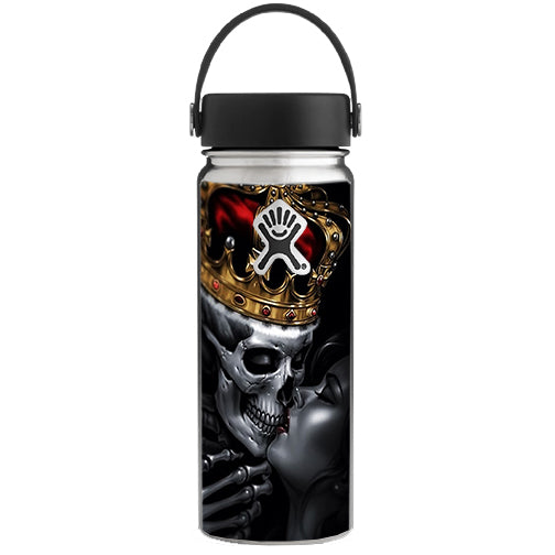  Skull King Love, Tattoo Art Hydroflask 18oz Wide Mouth Skin