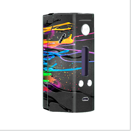  Neon Paint Splatter Wismec Reuleaux RX200 Skin