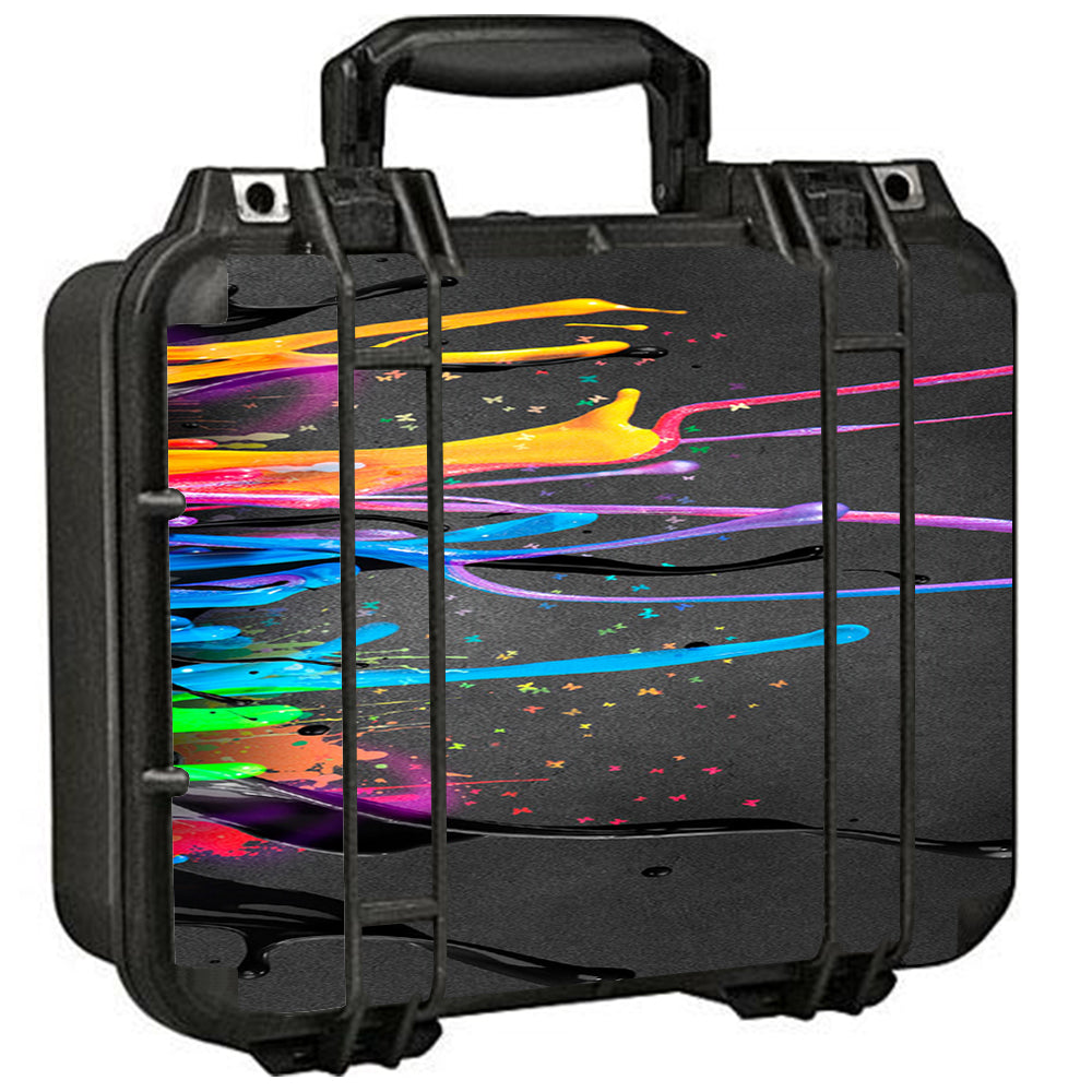  Neon Paint Splatter Pelican Case 1400 Skin