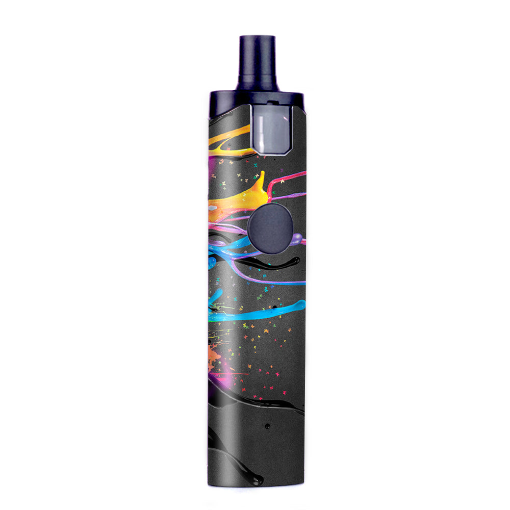  Neon Paint Splatter Wismec Motiv Pod Skin