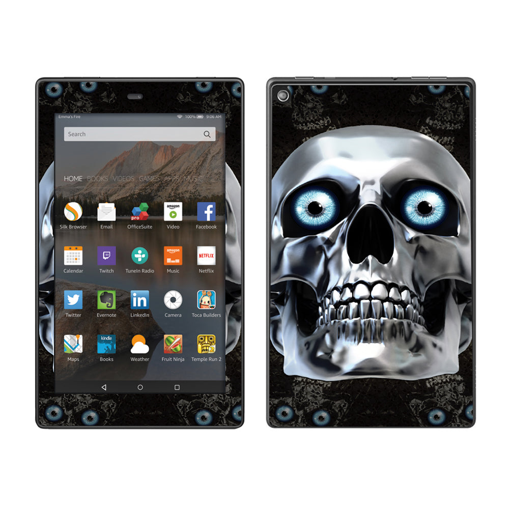  Skeleton Kissing, Day Of The Dead Amazon Fire HD 8 Skin