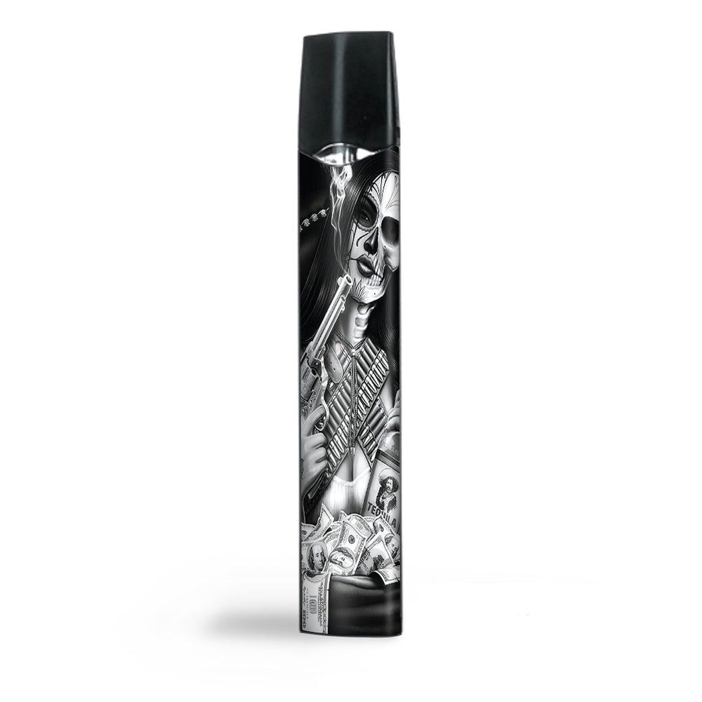  Skull Girl Gangster, Day Of The Dead Smok Infinix Ultra Portable Skin