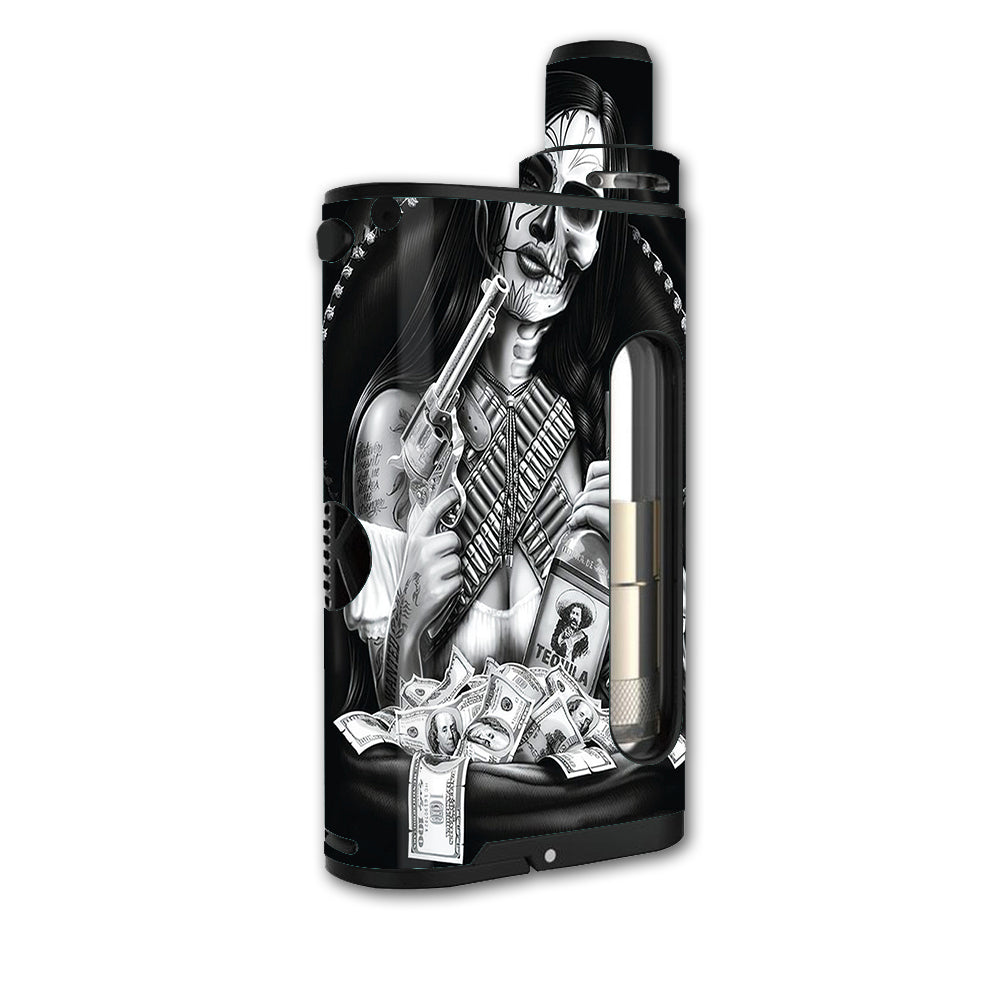  Skull Girl Gangster, Day Of The Dead Kangertech Cupti Skin