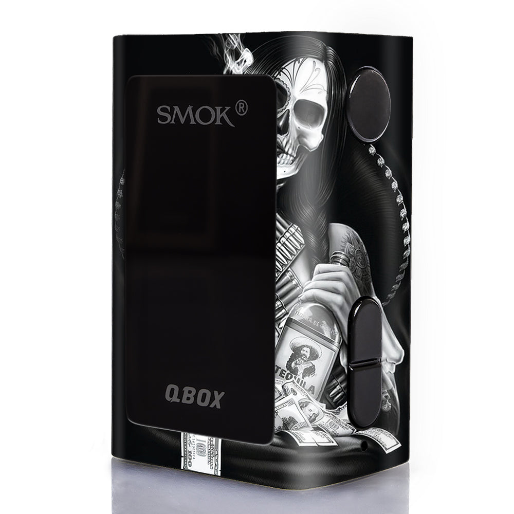  Skull Girl Gangster, Day Of The Dead Smok Q-Box Skin