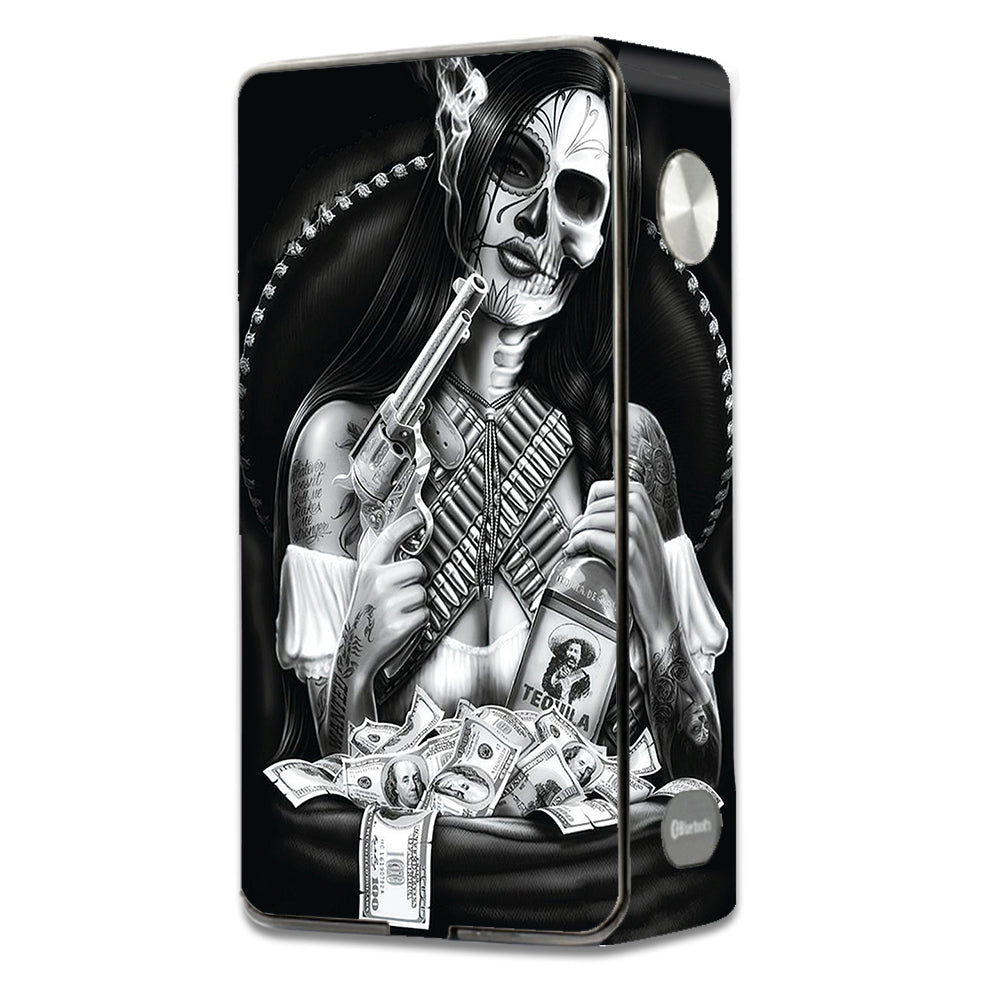  Skull Girl Gangster, Day Of The Dead Laisimo L3 Touch Screen Skin