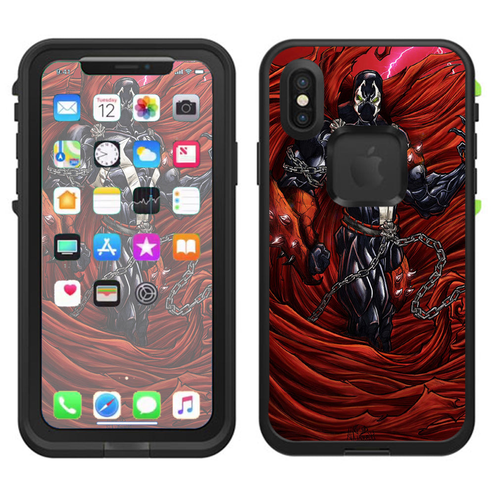  Comic Book Superhero Lifeproof Fre Case iPhone X Skin