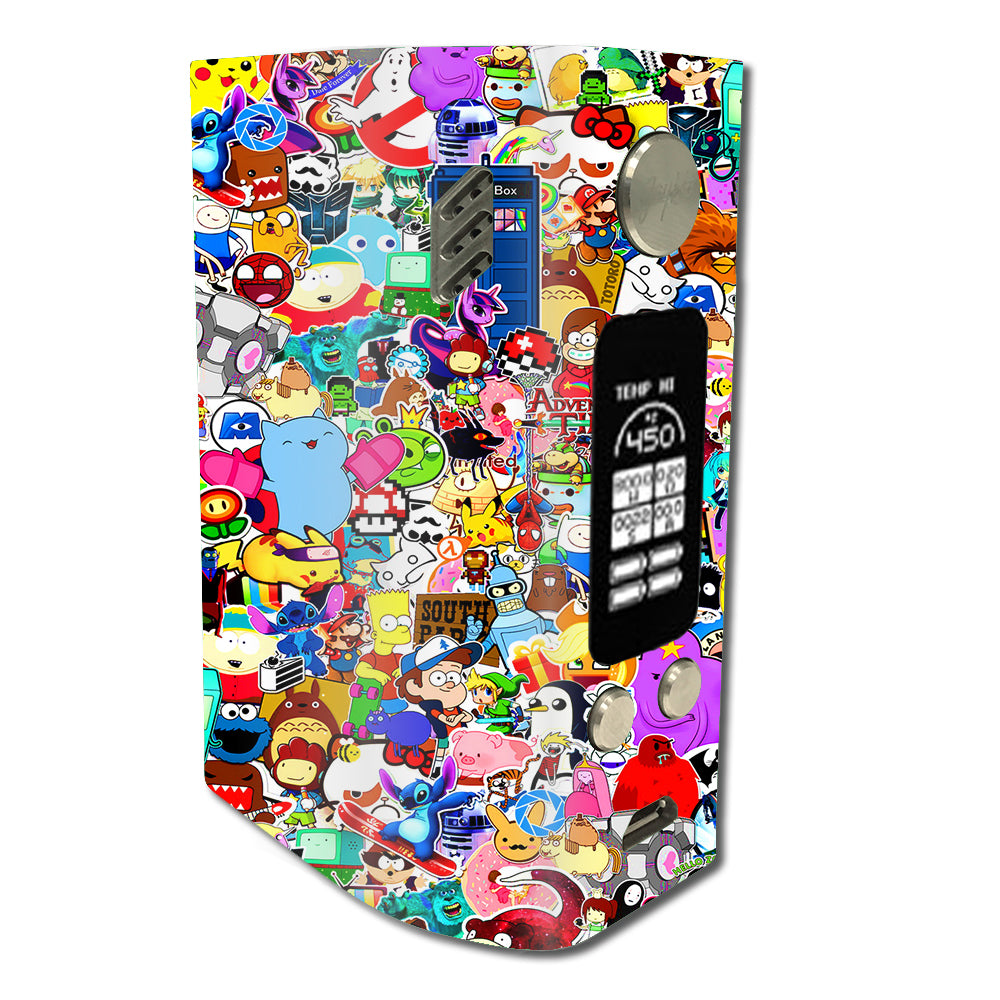  Sticker Collage,Sticker Pack Wismec Reuleaux RX300 Skin