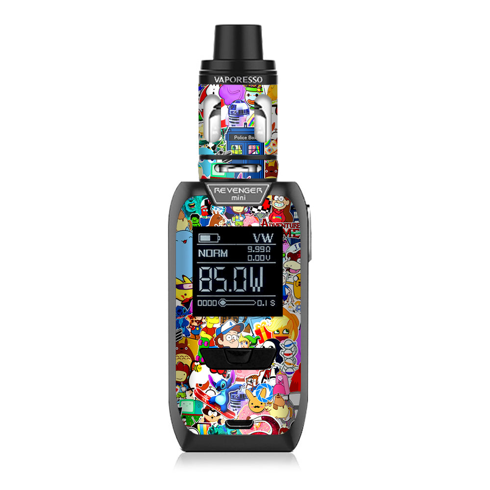  Sticker Collage,Sticker Pack Vaporesso Revenger Mini 85w Skin