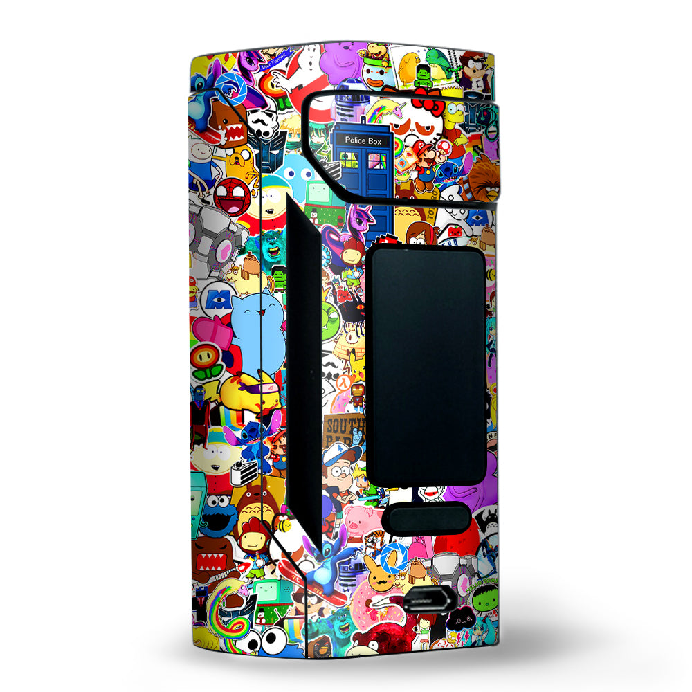  Sticker Collage,Sticker Pack Wismec RX2 20700 Skin