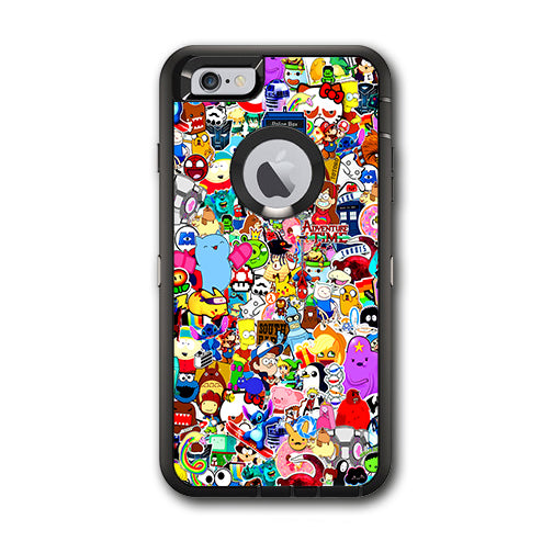  Sticker Collage,Sticker Pack Otterbox Defender iPhone 6 PLUS Skin