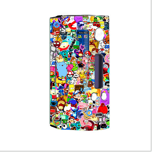  Sticker Collage,Sticker Pack Wismec Reuleaux RX200 Skin