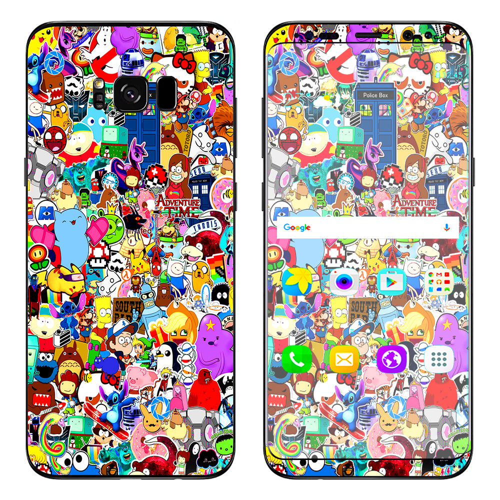  Sticker Collage,Sticker Pack Samsung Galaxy S8 Plus Skin