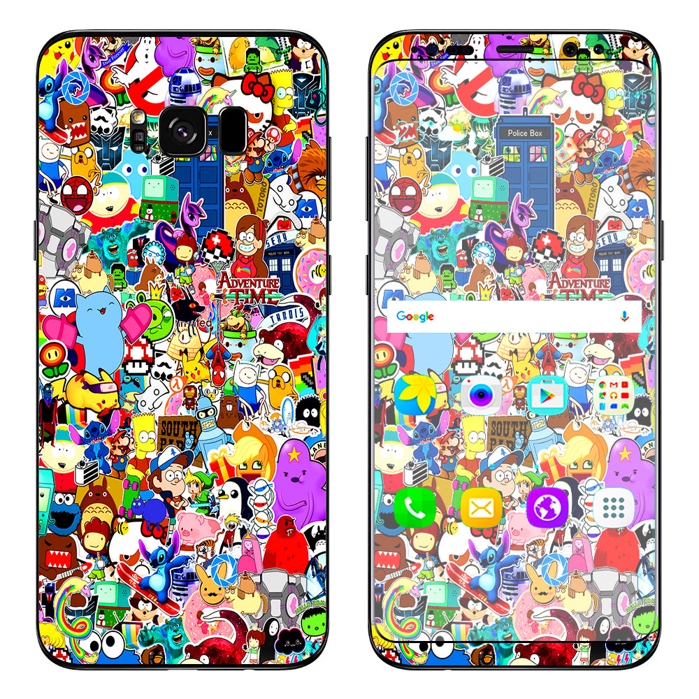  Sticker Collage,Sticker Pack Samsung Galaxy S8 Skin
