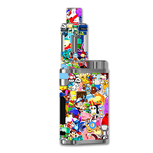 Skins Decals for eLeaf iStick Pico 75wTC w/Grip-Guard / Sticker collage, sticker pack itsaskin.com Skins Decals for eLeaf iStick Pico 75wTC w/Grip-Guard / Sticker collage, sticker pack itsaskin.com
