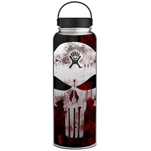  Punish Face On Glowing Red Hydroflask 40oz Wide Mouth Skin