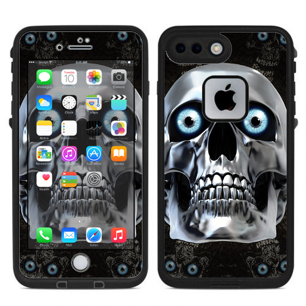  Punish Face On Glowing Red Lifeproof Fre iPhone 7 Plus or iPhone 8 Plus Skin