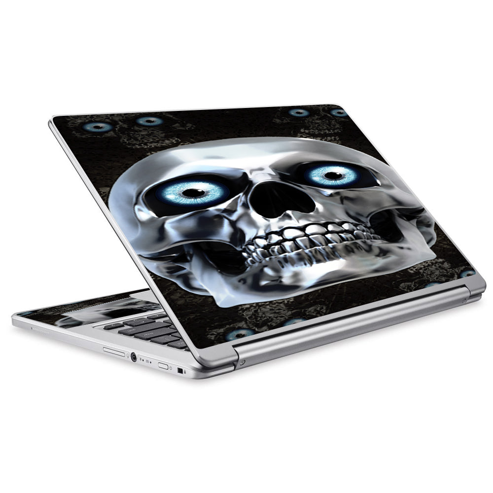  Punish Face On Glowing Red Acer Chromebook R13 Skin