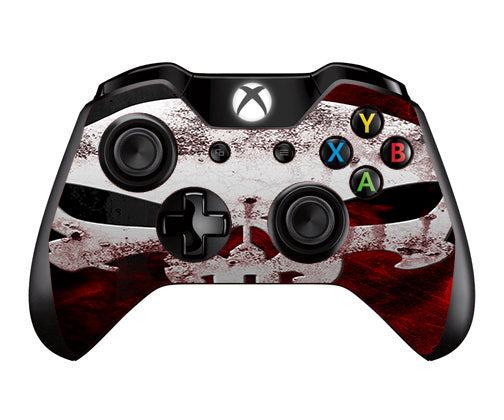  Punish Face On Glowing Red Microsoft Xbox One Controller Skin