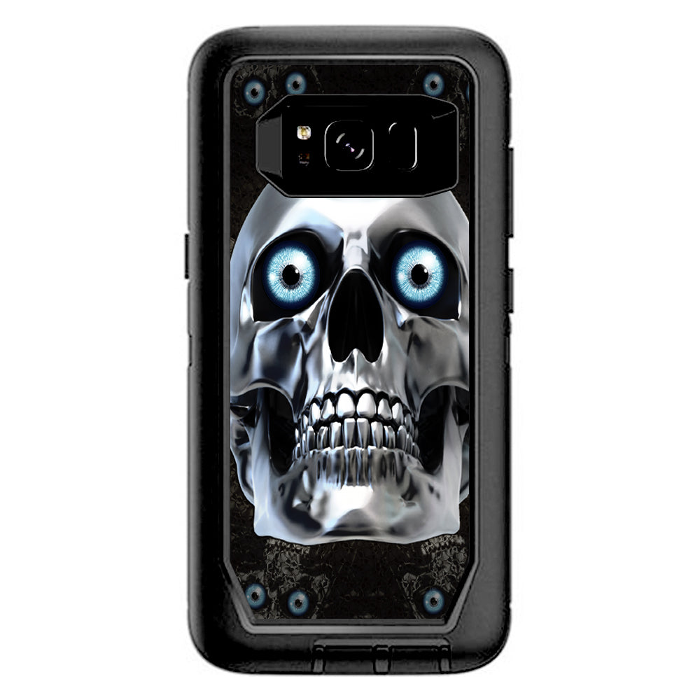  Punish Face On Glowing Red Otterbox Defender Samsung Galaxy S8 Skin