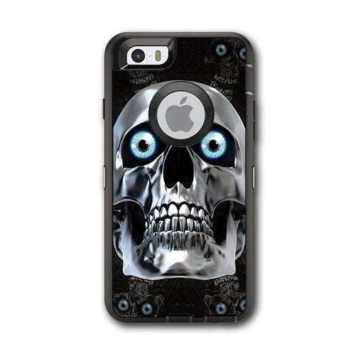  Punish Face On Glowing Red Otterbox Defender iPhone 6 Skin
