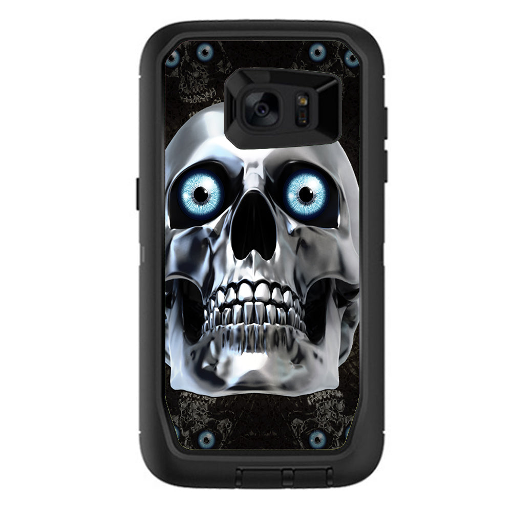 Punish Face On Glowing Red Otterbox Defender Samsung Galaxy S7 Edge Skin