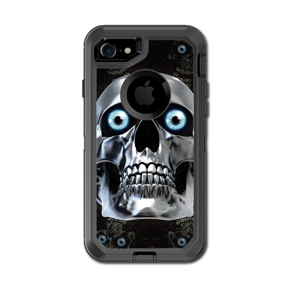  Punish Face On Glowing Red Otterbox Defender iPhone 7 or iPhone 8 Skin
