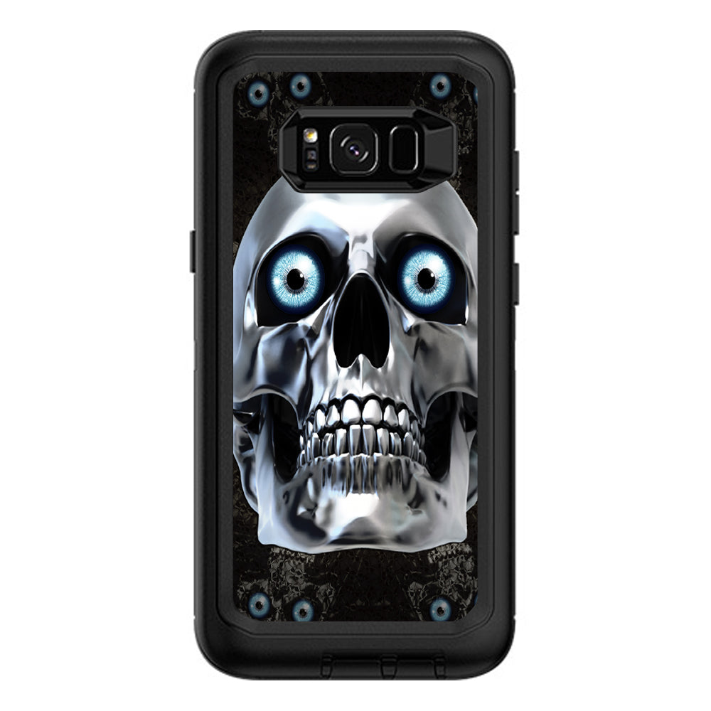  Punish Face On Glowing Red Otterbox Defender Samsung Galaxy S8 Plus Skin