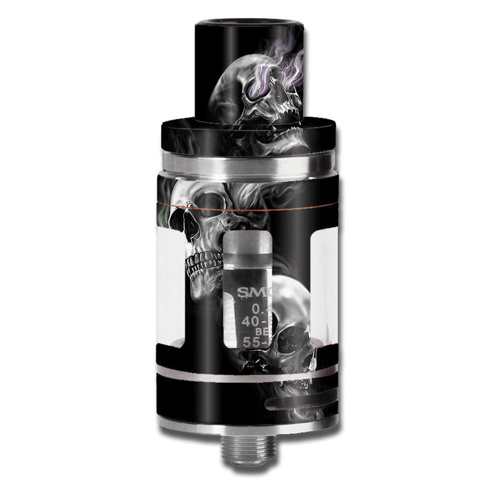  Glowing Skulls In Smoke Smok TFV8 Micro Baby Beast Skin