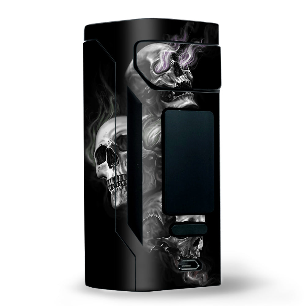  Glowing Skulls In Smoke Wismec RX2 20700 Skin