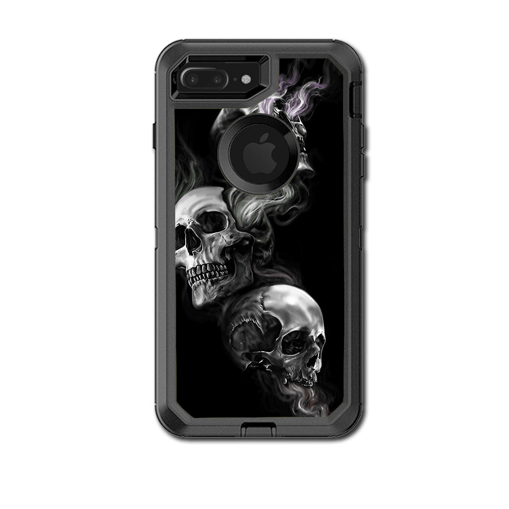  Glowing Skulls In Smoke Otterbox Defender iPhone 7+ Plus or iPhone 8+ Plus Skin