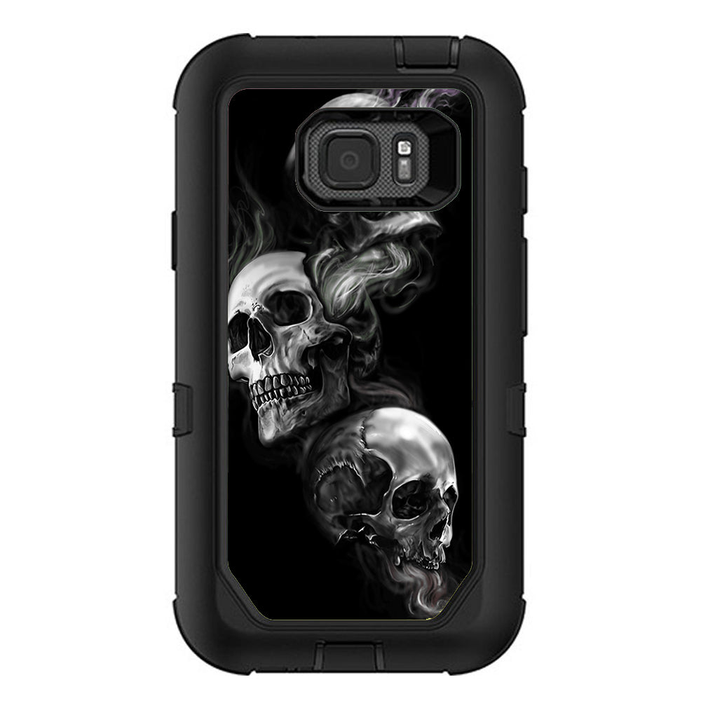  Glowing Skulls In Smoke Otterbox Defender Samsung Galaxy S7 Active Skin