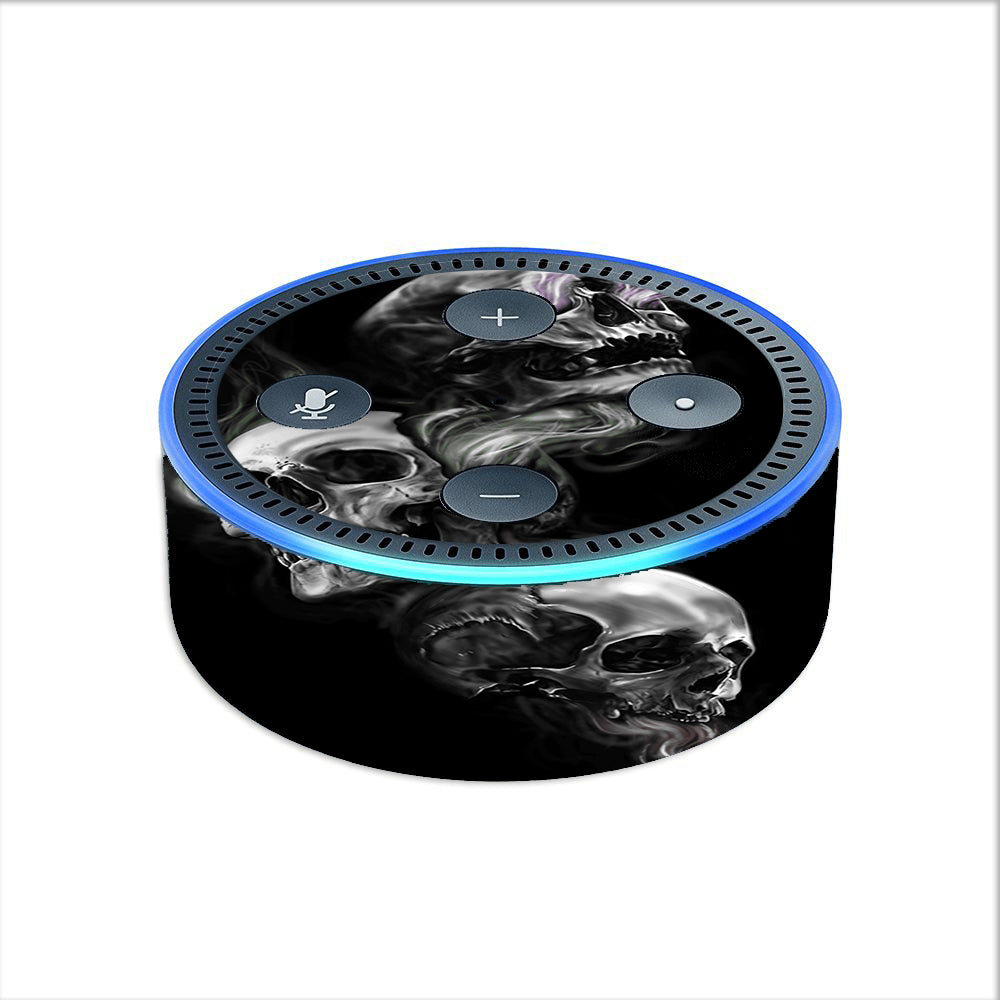  Glowing Skulls In Smoke Amazon Echo Dot 2nd Gen Skin