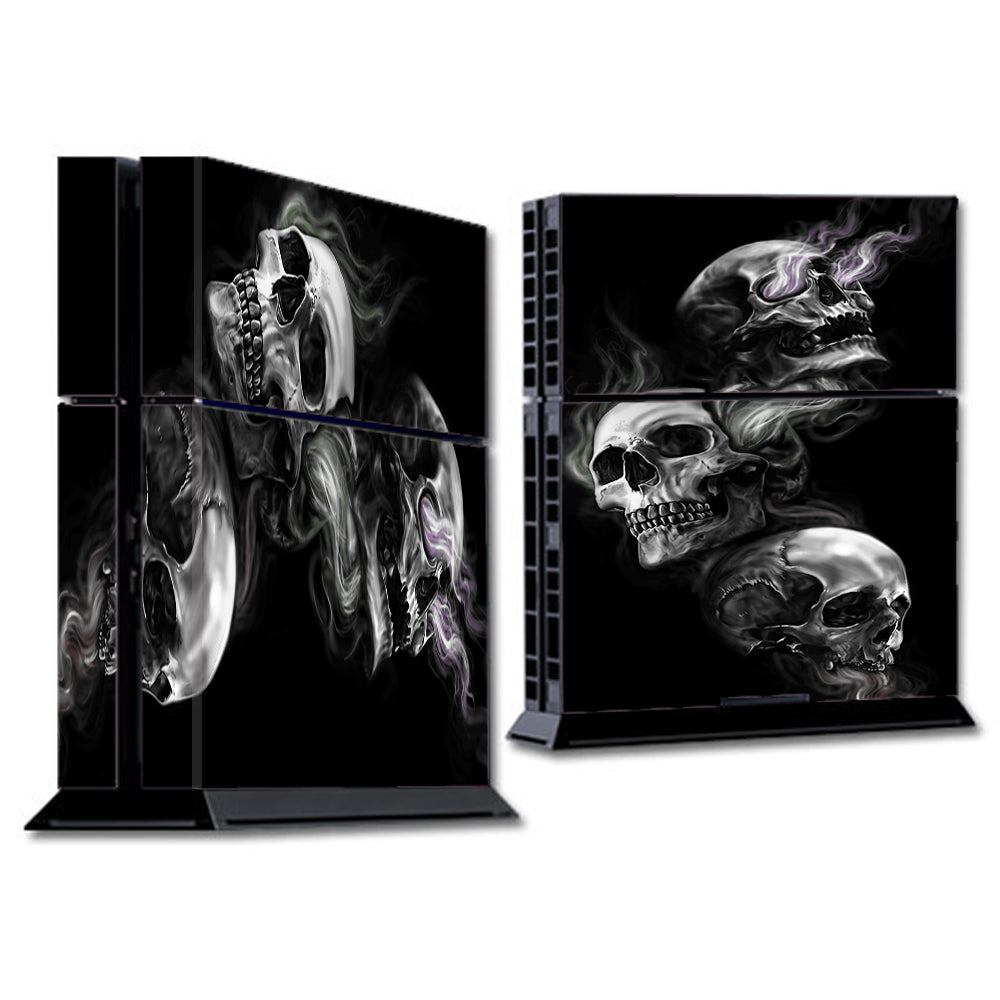  Glowing Skulls In Smoke Sony Playstation PS4 Skin